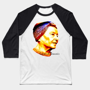 Simone de Beauvoir Baseball T-Shirt